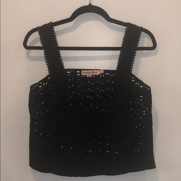 See by Chloe Eyelet Embroidered Tank - Picture 3 of 6